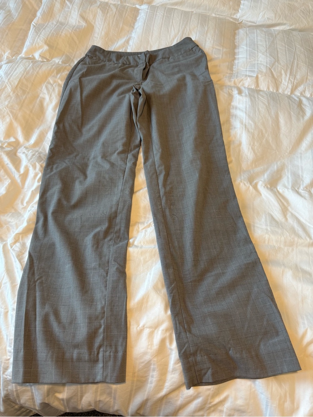 Liz Claiborne Gray Glen Plaid Dress Pants